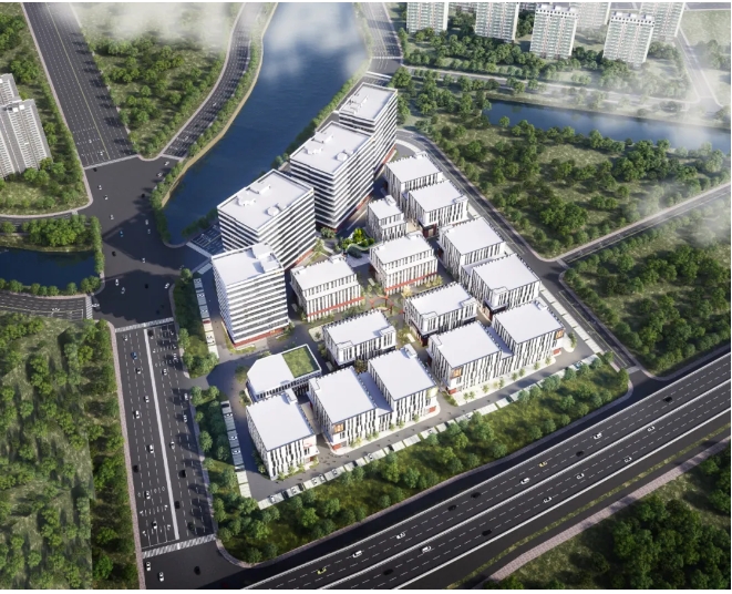 浦仪公路旁，竖起产业新地标
